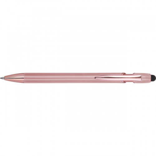 Długopis żelowy z recyklingu BELO HORIZONTE Różowe złoto 528195 (2)