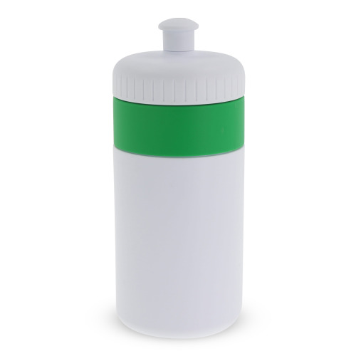 Bidon Sportowy Z Obwódka 500ml Biały / zielony LT98735-N0131 (1)
