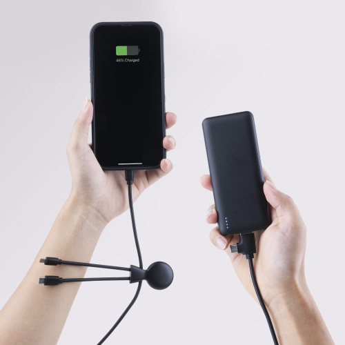 3199 | Xoopar Mr. Bio Powerbank and Cable pack 7000mAh Czarny LT41713-N0002 (5)