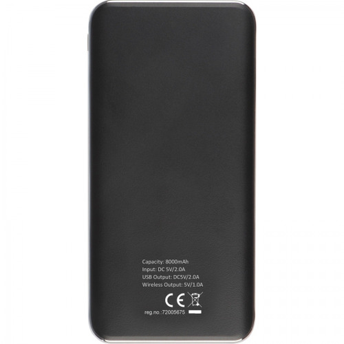 Power bank 8000 mAh indukcyjny SEBASTIANO Czarny 3082303 (7)