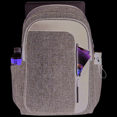 Plecak na laptop 15" Vault RFID Szary melanż 12021701 (4)