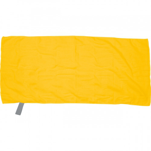 Mały ręcznik z mikrofibry 160 g/m² HUGH żółty 7475408 (3)