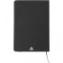 Notatnik A5 w linie z materiałów z recyklingu DOMINIK Czarny 2526103 (5) thumbnail