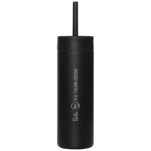 MiiR Sipper butelka na wodę o pojemności 473 ml ze słomką Czarny 10093490 (1)