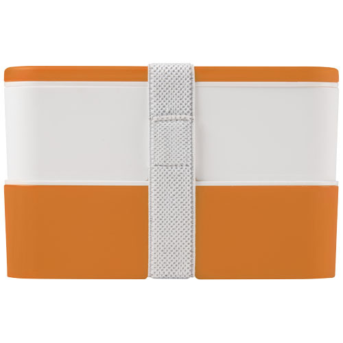 MIYO dwupoziomowe pudełko na lunch Pomarańczowy 21047006 (3)