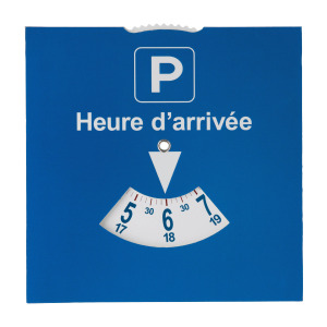 Papierowy dysk parkingowy