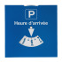 Papierowy dysk parkingowy Niebieski LT90719-N0011  thumbnail