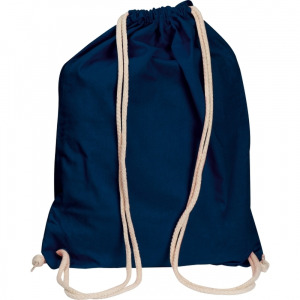 Worek sportowy bawełniany 140 g/m2 CARLSBAD Granatowy