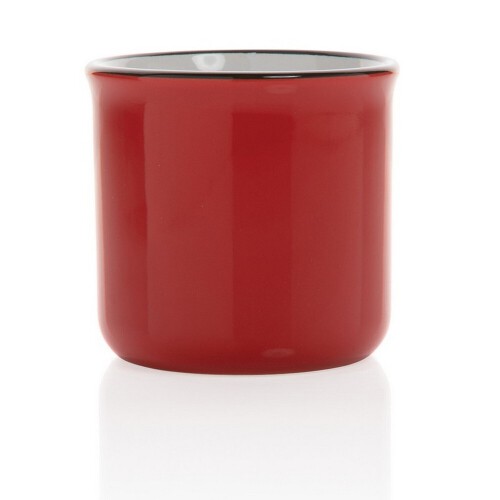 Kubek ceramiczny 280 ml czerwony P434.034 (6)