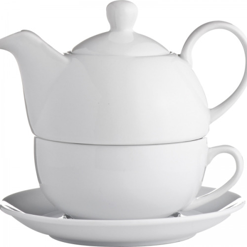 Zestaw czajnik 400 ml i filiżanka 200 ml ELIAS Biały 8885406 (3)