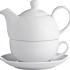 Zestaw czajnik 400 ml i filiżanka 200 ml ELIAS Biały 8885406 (3) thumbnail