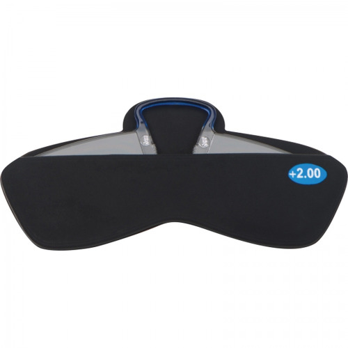 Okulary +2.00 z etui do smartfona CESARE Czarny 5075503 (1)