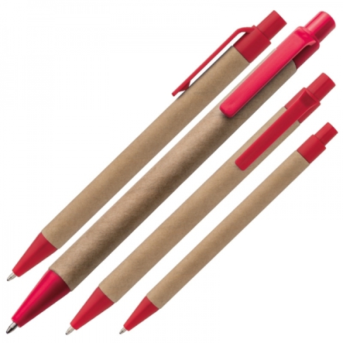 Długopis ekologiczny BRISTOL czerwony 039705 (1)