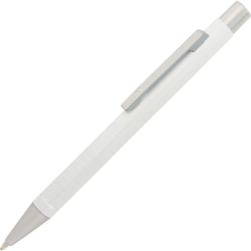 Długopis metalowy półżelowy ALMEIRA Biały 374106 