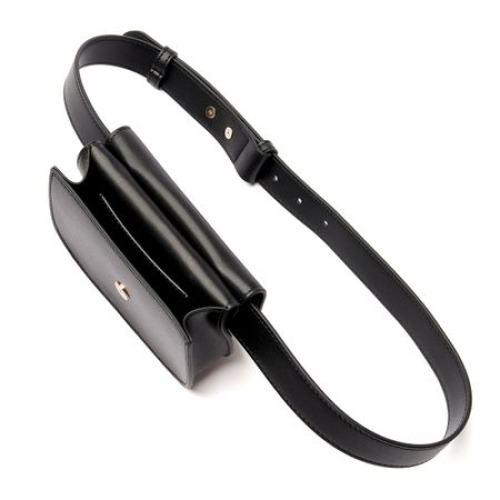 Torebka na pas Andrea Light Brown Czarny CTJ440A (1)