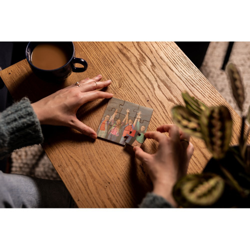 Podkładka pod kubek "puzzle" | Oberon Neutralny V7302-00 (1)