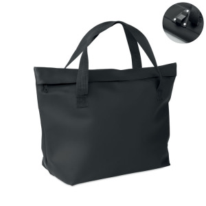 Torba na zakupy rowerowe PU 10L Czarny
