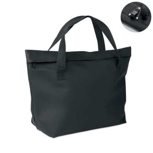 Torba na zakupy rowerowe PU 10L Czarny MO3216-03 