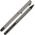 Zestaw piśmienny długopis i pióro kulkowe touch pen soft touch CELEBRATION Pierre Cardin Szary B0401008IP307  thumbnail