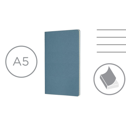 Zeszyt MOLESKINE Cahier Journal ok. A5 Błękitny VM022-23 (5)