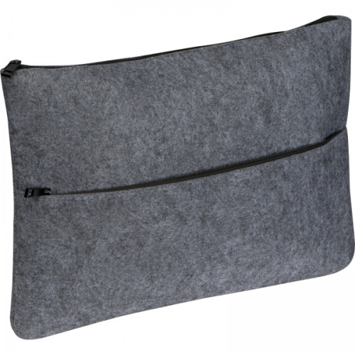 Teczka na dokumenty z filcu z recyklingu FRANCIS Ciemnoszary 6386677 