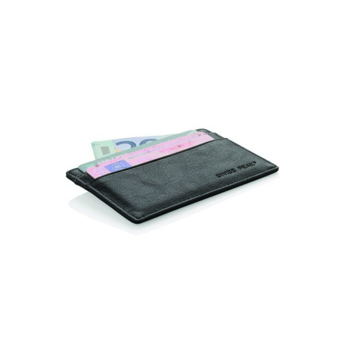 Etui na karty kredytowe z ochroną RFID SWISS PEAK czarny V2875-03 