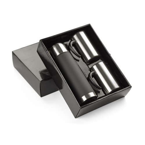 Zestaw upominkowy ACON (Termos 500 ml, 2 kubki 260 ml) Srebrny 17499 (1)