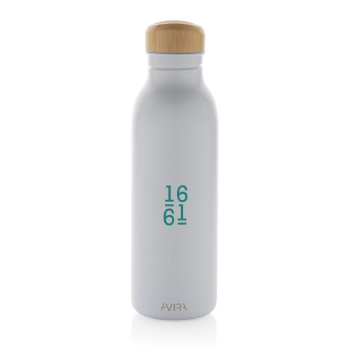 Butelka sportowa 600 ml Avira Alcor, stal nierdzewna z recyklingu Biały P438.063 (4)
