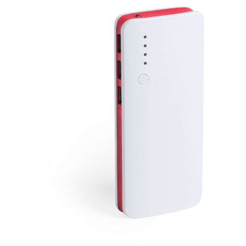 Power bank 10000 mAh, lampka LED Czerwony V3856-05 (3)