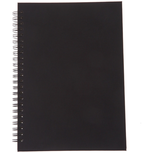 Notatnik A5 (kartki w linie) czarny V2581-03 (1)