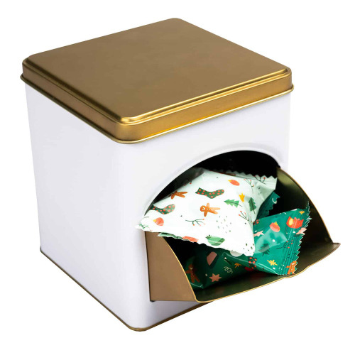 Słodycze Reklamowe W Metalowej Skrzyneczce Wielokolorowy S0042/XM (1)