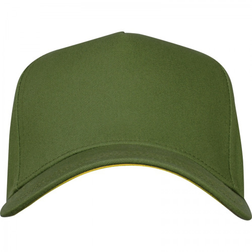 Czapka z daszkiem bawełniana 5 paneli 290 g/m2 AXEL Khaki 5391819 (2)