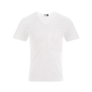 T-shirt Męski Slim Dekolt V