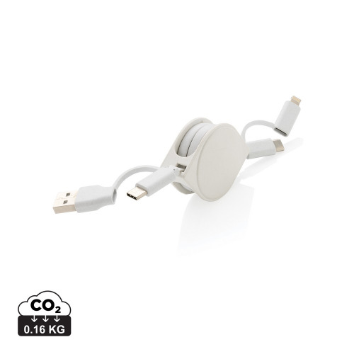 Kabel do ładowania 6 w 1 Biały P302.663 (8)