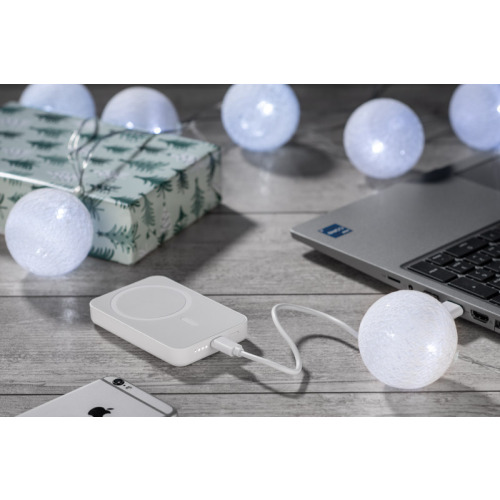 Powerbank PRESTI 5000 mAh 18W Biały 45132-01 (10)