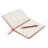 Zestaw upominkowy, notatnik A5 (kartki w linie), długopis czerwony V2717-05 (1) thumbnail