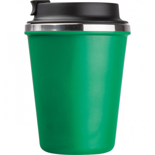 Kubek termiczny 350 ml z powłoką z recyklingu METODY Zielony 8496209 (4)