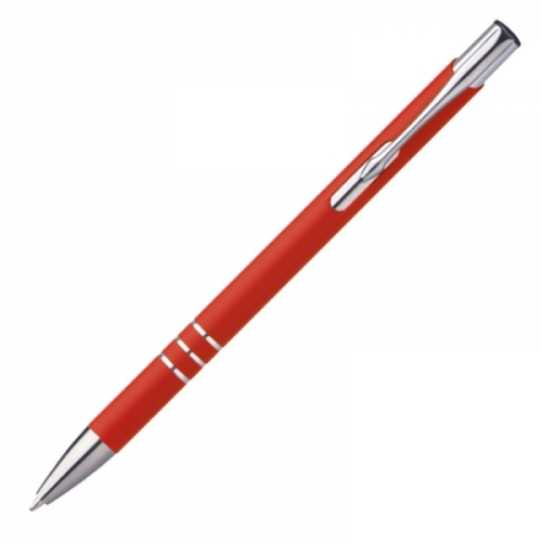 Długopis metalowy soft touch NEW JERSEY czerwony 055505 (3)