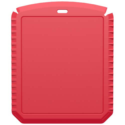 Thrym prostokątna skrobaczka do lodu wykonana z tworzyw sztucznych pochodzących z recyklingu Czerwony 22050221 (2)