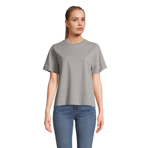 LEGEND WOMEN  T-SHIRT Szary Melanż S04776-GM-XXL 