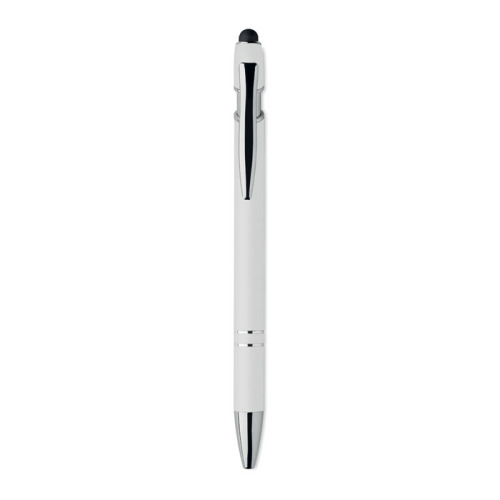 Długopis z rysikiem aluminium Bialy MO2798-06 (1)