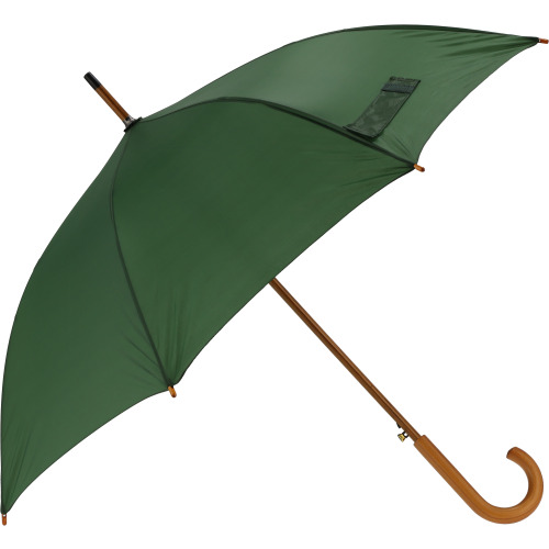 Parasol automatyczny drewniany Ø105 cm NANCY Ciemnozielony 513199 (1)