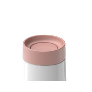 Kubek podróżny 350ml White/Pink Travel