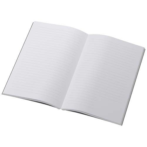 Notatnik Scribe Plus A5 z miękką okładką, wykonany z papieru z recyklingu Węgiel drzewny 21090784 (3)