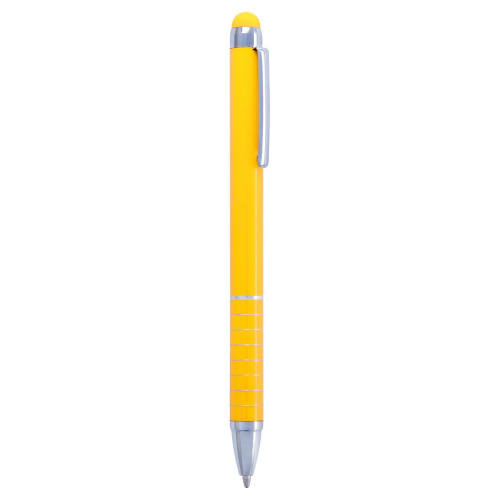Długopis, touch pen żółty V1657-08 