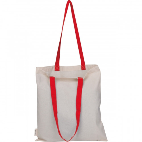Torba na zakupy z bawełny z recyklingu CAMBRIDGE Czerwony 545405 (1)