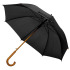 Parasol automatyczny z drewnianą rączką Czarny IP35038411  thumbnail