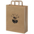 Torba z papieru Kraft z płaskimi uchwytami – 25 x 11 x 31 cm Kraftowy brąz 1PQ00306  thumbnail