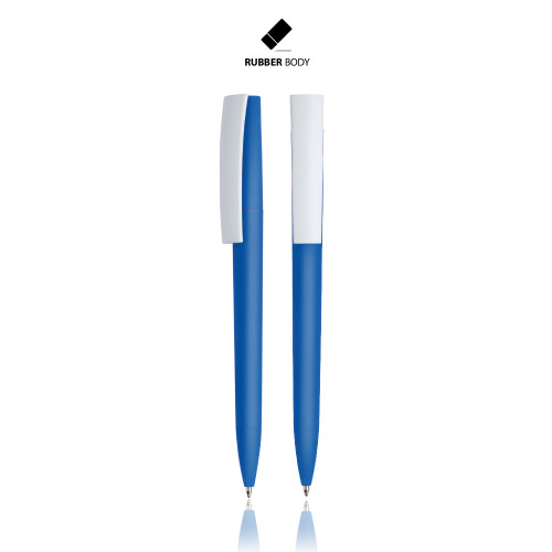 Długopis plastikowy soft touch / Rubby Royal blue IP13139064 