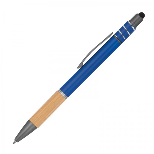 Długopis aluminiowy antystres touch pen MANUELA Niebieski 1387604 (1)